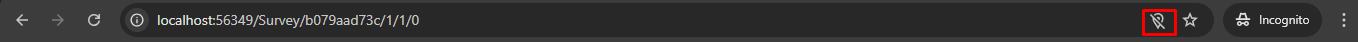 Blocked location icon